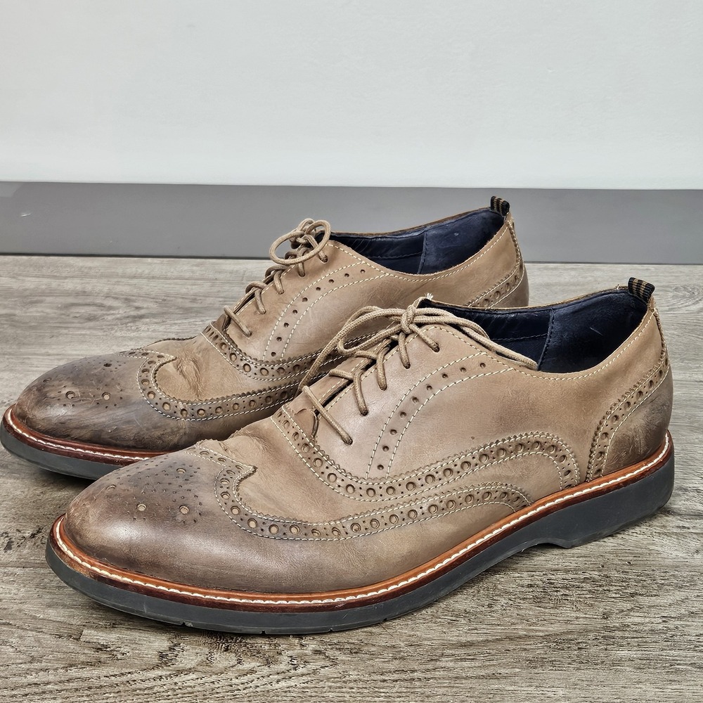 Cole Haan Shoe Men's Size 11 Morris Wing Oxford Grand 360 C30695 Brown Leather